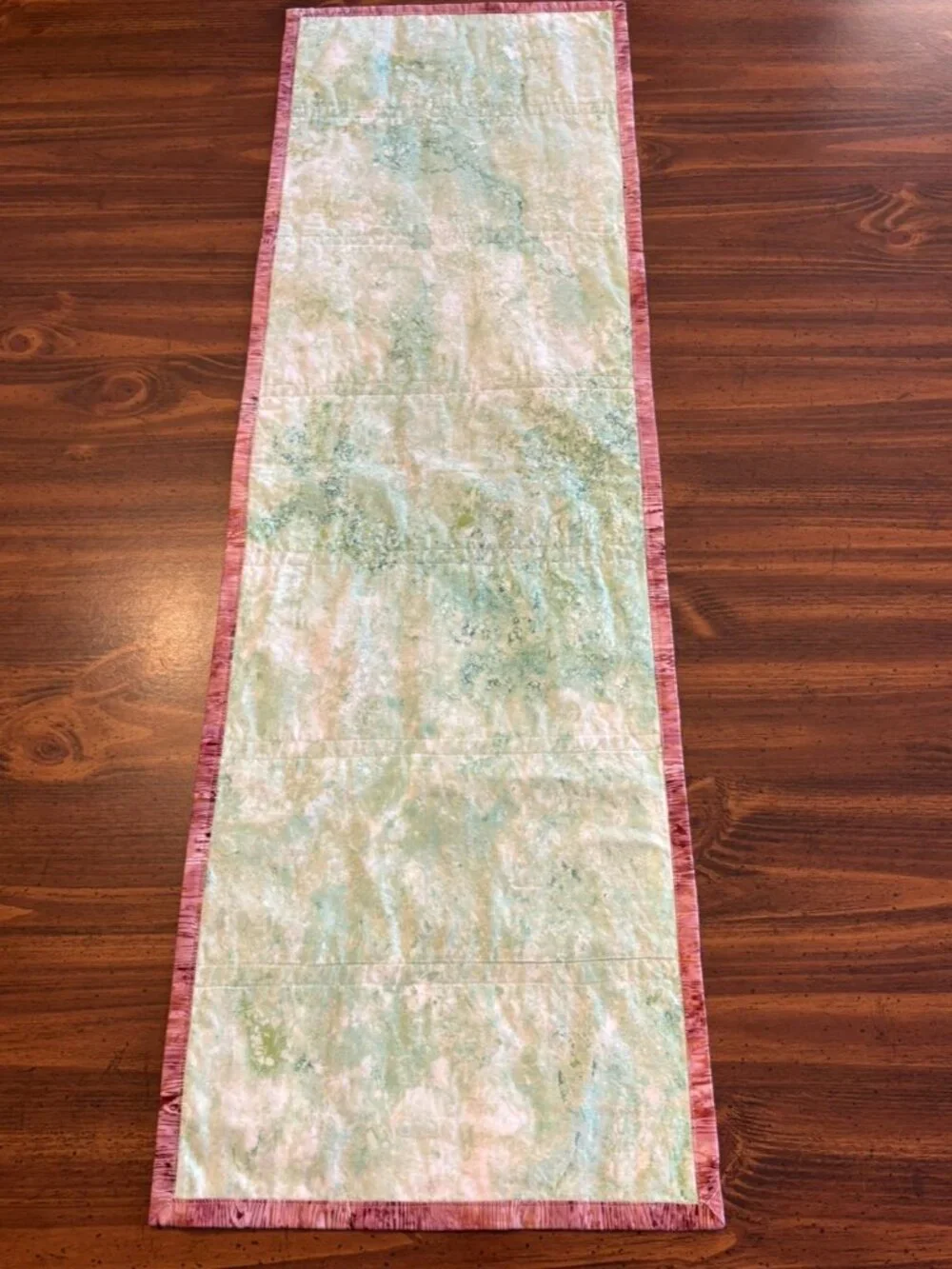 Cottagecore Patchwork Small Table Runner, Grandmacore Vintage Style Quilt